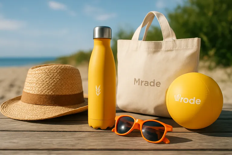 Bedrukte goodies voor zonnige dagen